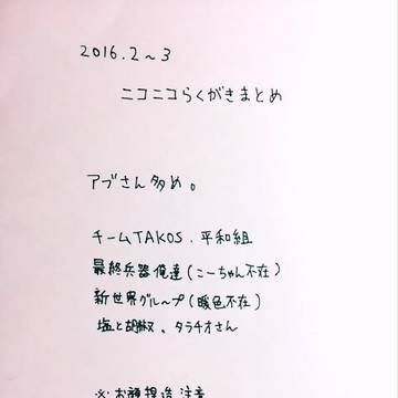 ニコニコらくがきまとめ