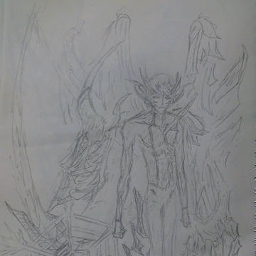 漆黒の雷龍 応援イラスト14