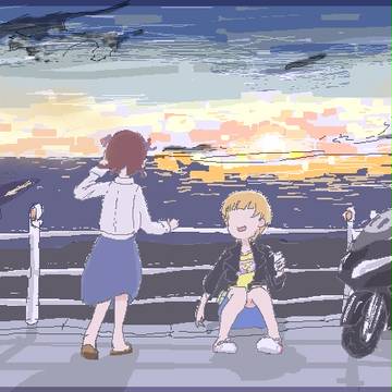春のり誕生日絵