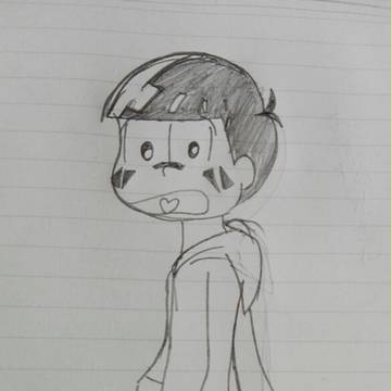 おそ松兄さんをマトリョシカっぽく書いて見た!