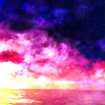 夕暮れ