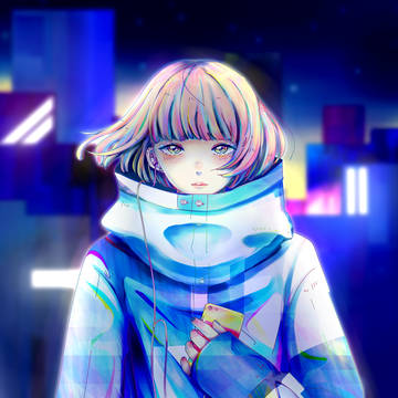 ミッドナイトブルー　