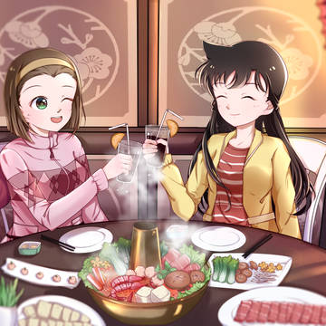 Suzuki Sonoko & Mouri Ran