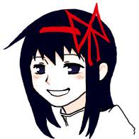 笑顔です。