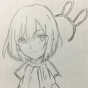 鏡花ちゃんを描いてみた!