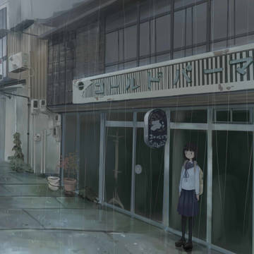 金沢 東茶屋街 美容室前
