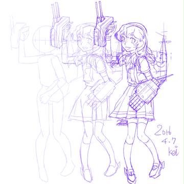 250枚目「艦これ　駆逐艦　山雲」