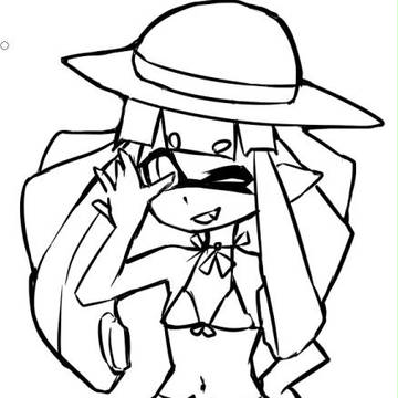 イカ落書き
