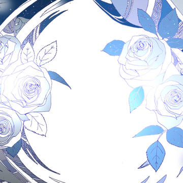 冬バラの森