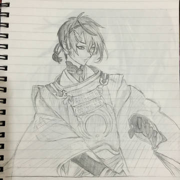 三日月宗近 模写