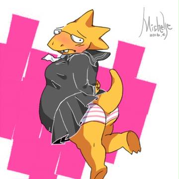 Alphys水手服迷你裙
