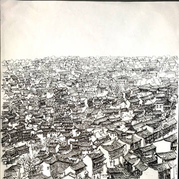 之前画的钢笔画