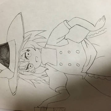 魔理沙を描いてみた