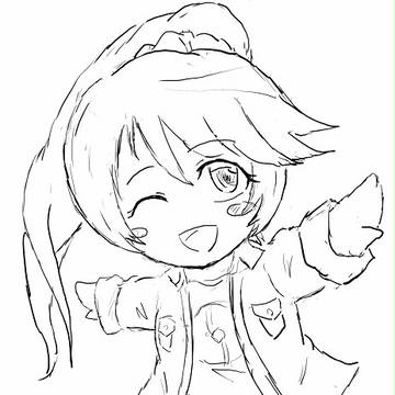 ワンドロで描いた法子ちゃん
