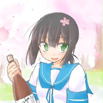 桜と吹雪