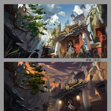 天气色调练习