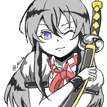 刀少女、カタ奈ちゃん