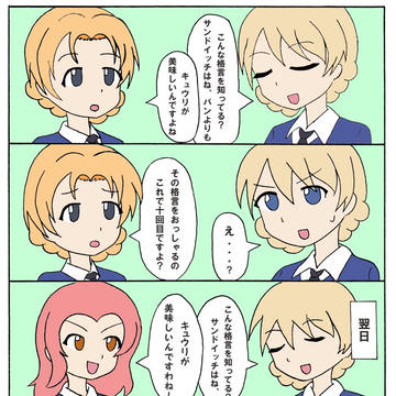 ダー様、格言の使い回し