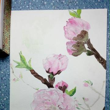 人面桃花相映紅