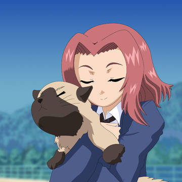 GuP OPのみぽりんの真似をするローズヒップ