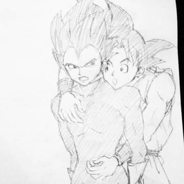 ドラゴンボール鉛筆落書き