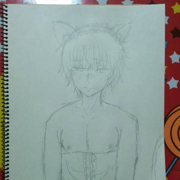 猫耳メイド服カネキ君