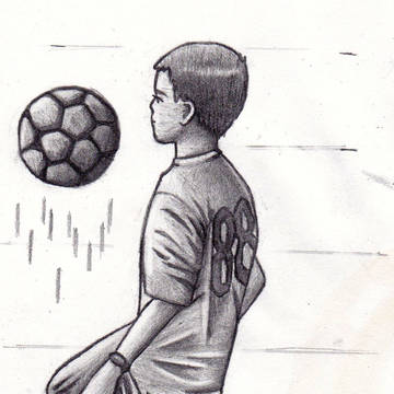 サッカー少年。Soccer Boy