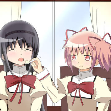 まどほむとケーキ