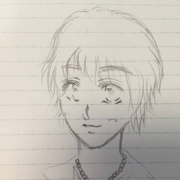 鉛筆描き