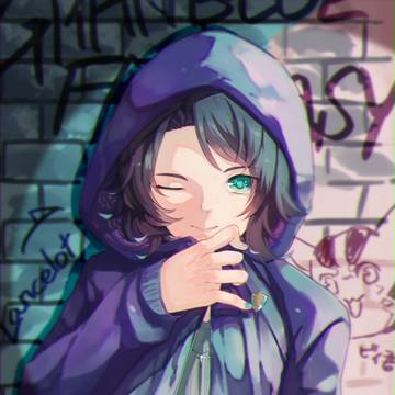パーカー男子ランちゃん