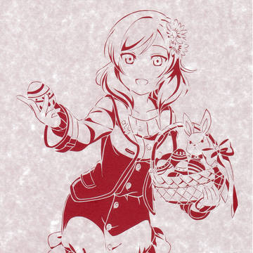 【切り絵】真姫ちゃんはぴば！