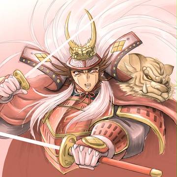 戦国大戦の武田晴信のらくがき