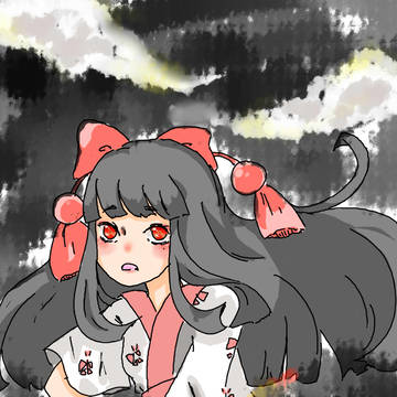 黑发巫女