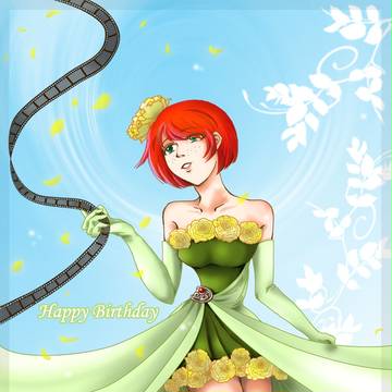 小泉さん誕生日イラスト