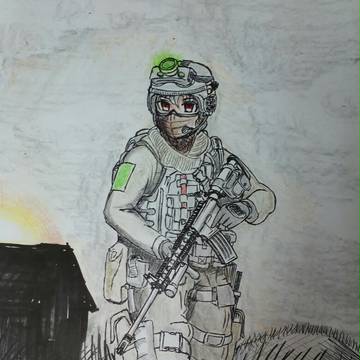 Zarka - russian soldier