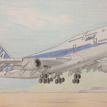 ANA B747-400