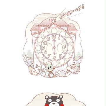 ガンバレ！くまモン「大合唱！」‪#‎くまモン頑張れ絵‬ ※九州ま