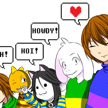 how undertale friends greet