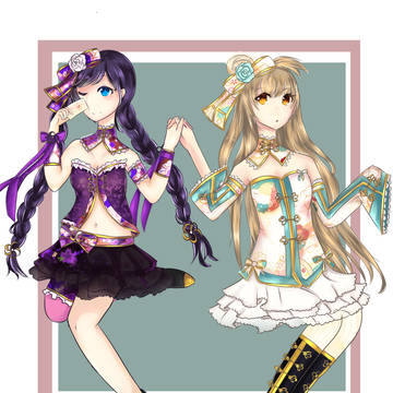 China Dress Kotori and Nozomi