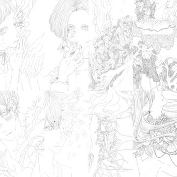 COMITIA116【イラスト本 線画サンプル】