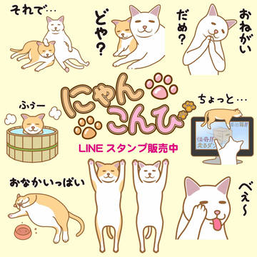 LINEスタンプ『にゃんこんび』