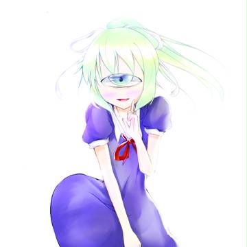【現代風絵画練習】看板娘(単眼注意)