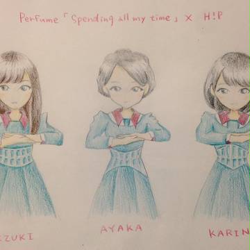 Perfume×ハロプロで落書きしました