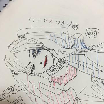 5分落書きハーレイ・クイン嬢