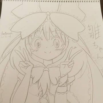 雛ちゃんダブルピース