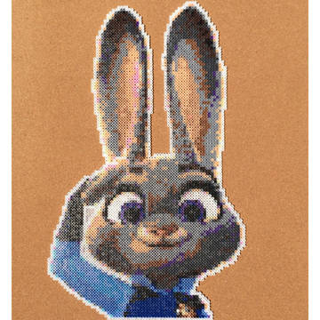 ズートピア ジュディ アイロンビーズ