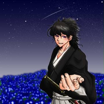 瑠璃唐草の海【幕恋ツイッター企画「百花繚乱」二巡目春】