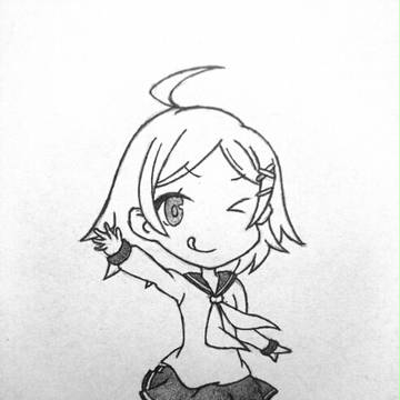俺ガイル  比企谷小町(模写)