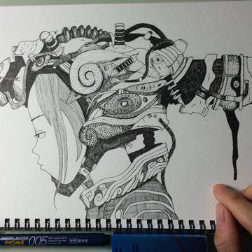 田中達之 作品 模写
