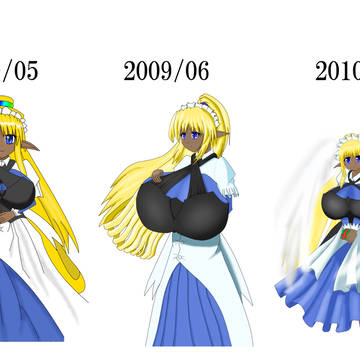 ついでに、新旧絵比べというか、歴史……？